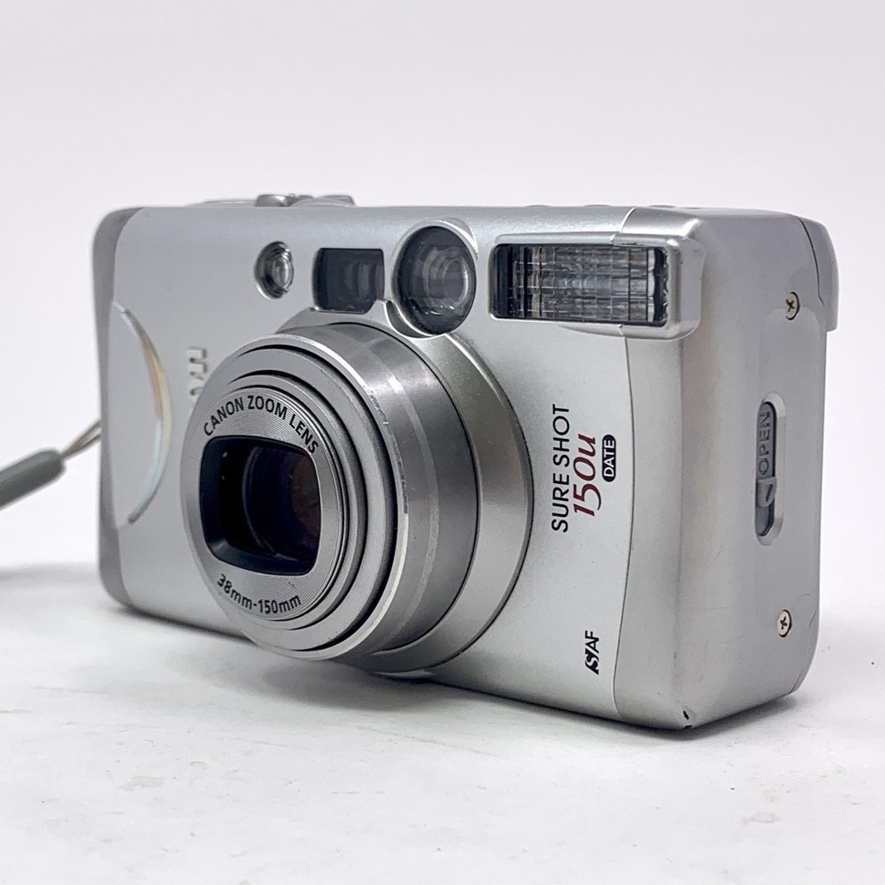 Canon Sure Shot 150u Date 35mm Film Camera 38-150mm Zoom TESTED